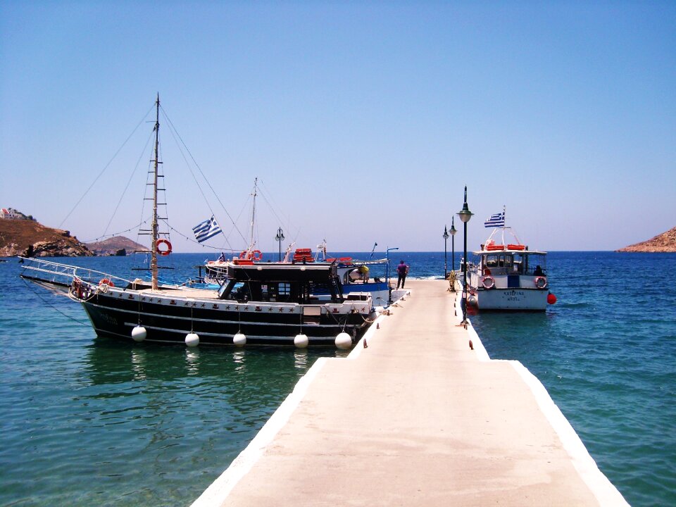 Boat holiday blue
