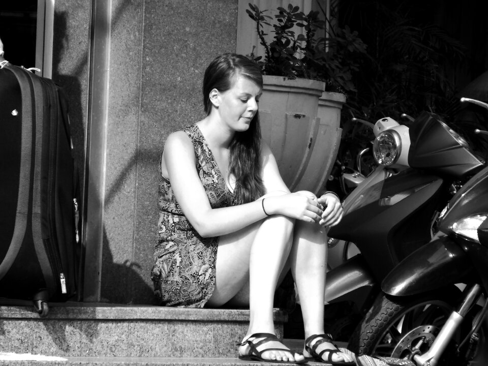Sadness female saigon