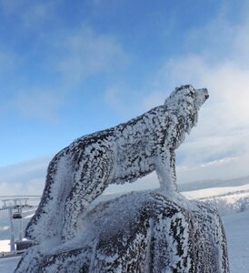 Fichtelberg snow winter