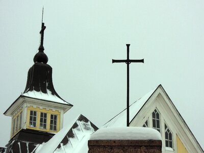 Religion architecture wooden church photo