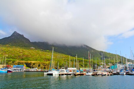 Scenic scenery hout bay habour photo