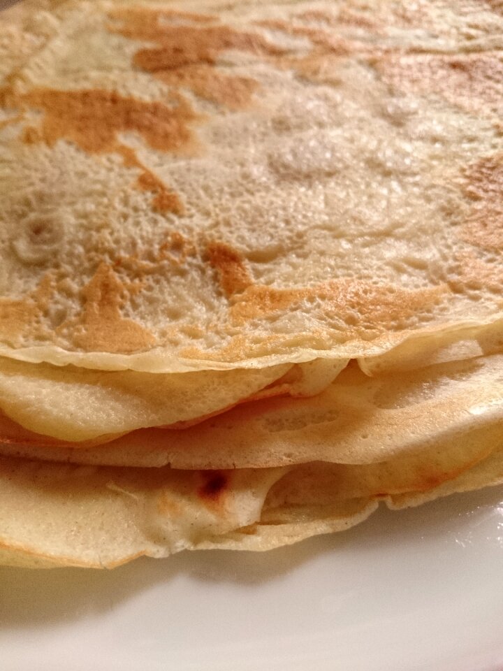Homemade tasty crepe