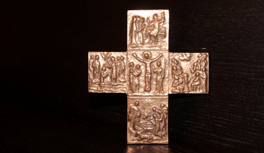 Christ bronze cross religion