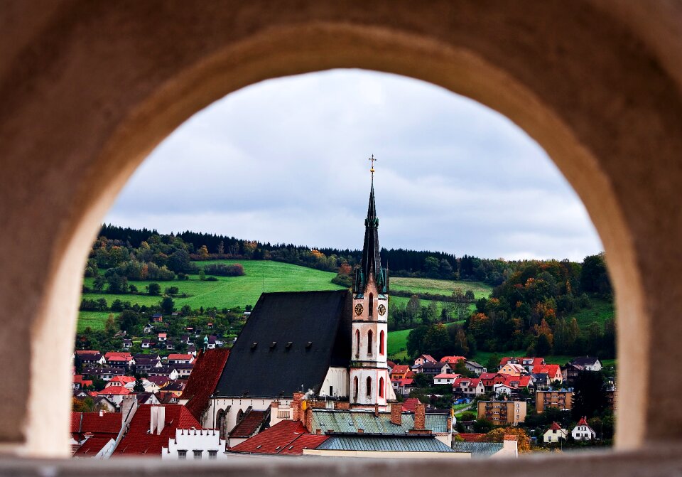 Travel scenery window