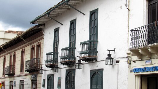Ecuador street facade