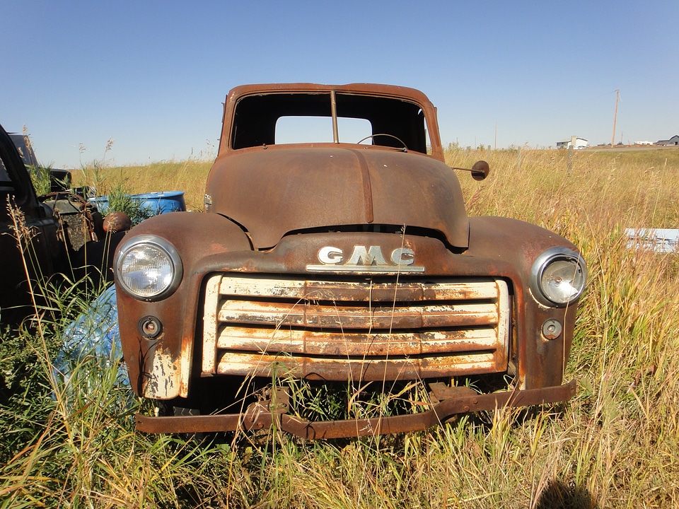 Old truck rusted old photo