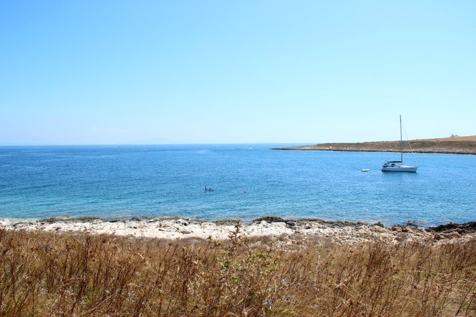 Sail boat bucht croatia
