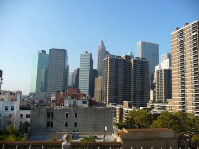 Manhattan skyline skyscraper photo
