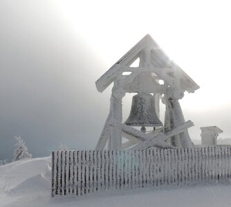 Snow mountain winter