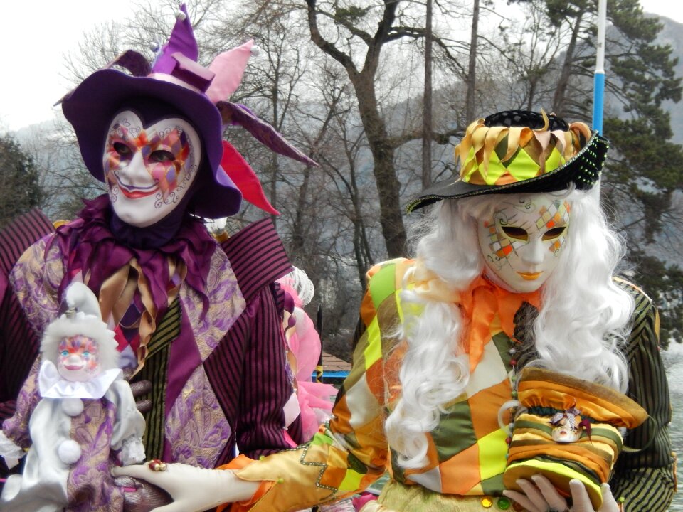Couple carnival costume