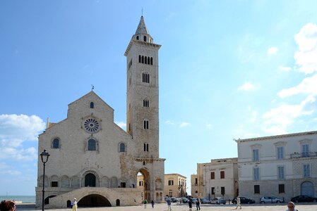 Romanesque art cathedral trani photo