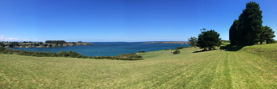 Sea sky cliff