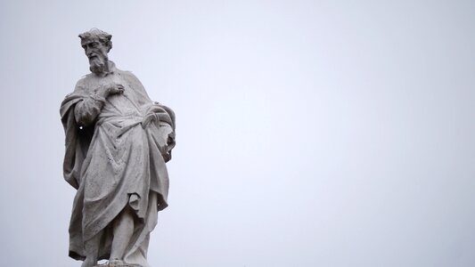 Italy roof stone carving