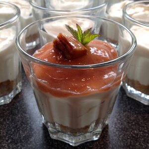 Yoghurt pudding photo