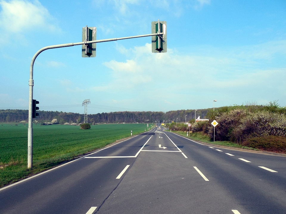 Road traffic lights traffic
