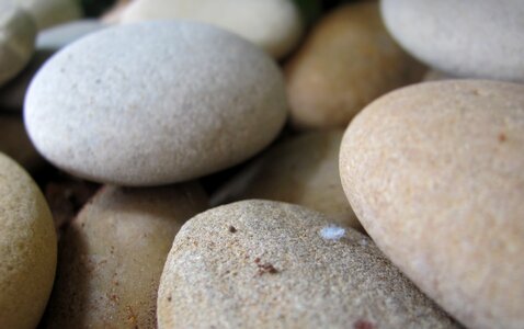 Round beach sea