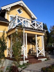 Porch house facade