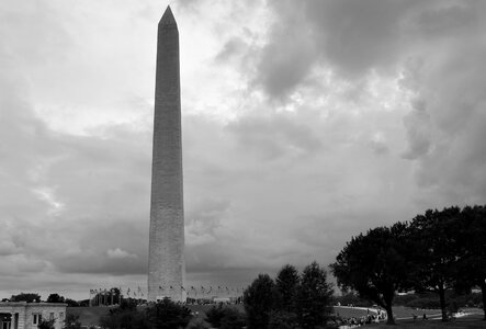 Clouds usa lincoln memorial photo