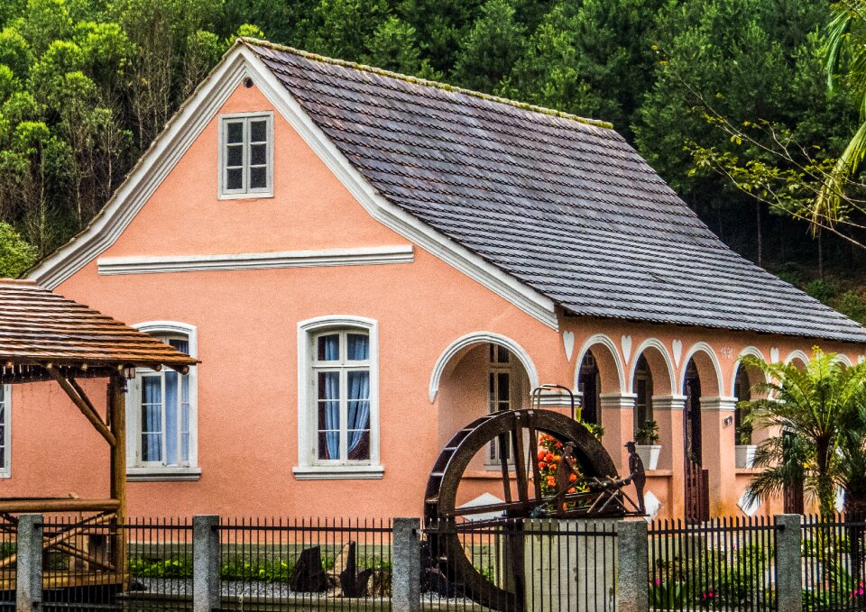 Old house architecture rural area