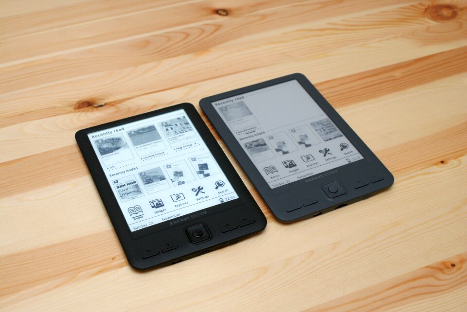 E-paper ebook e-ink