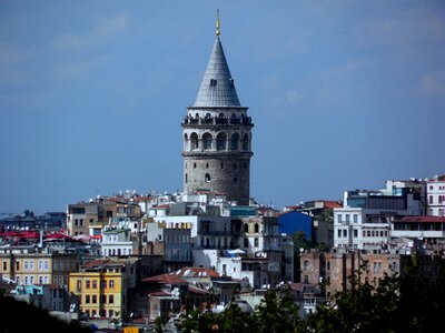 Galata tower istanbul turkey photo