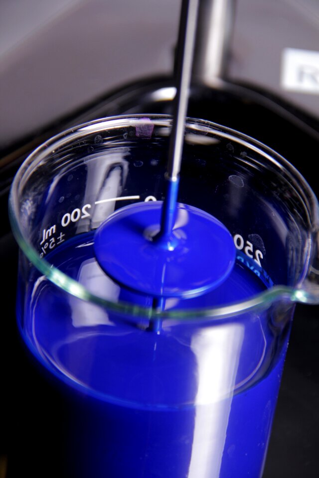 Preparations blue industry