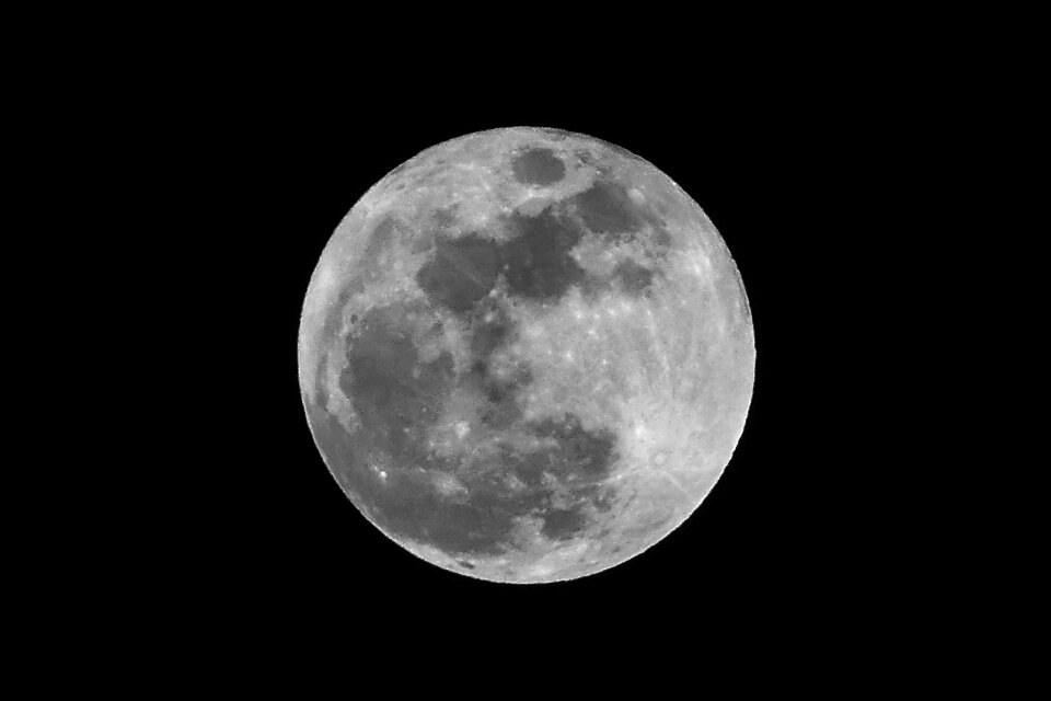 Night moon at night darkness