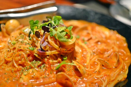 Delicious tomato dinner