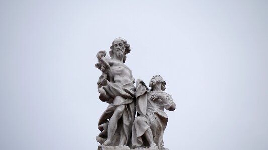 Italy roof stone carving
