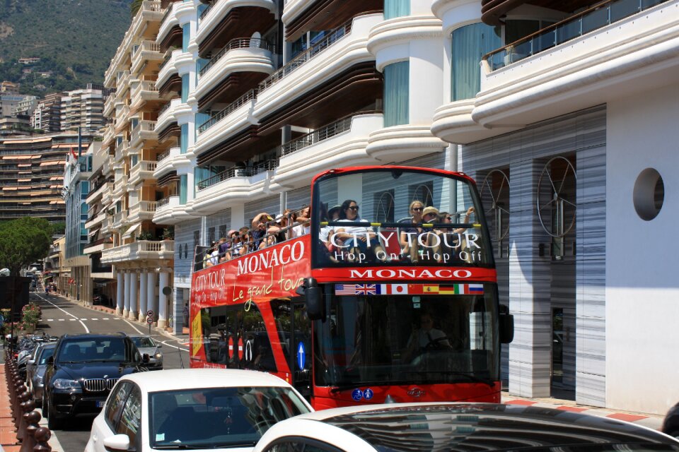 Street scene traffic monaco