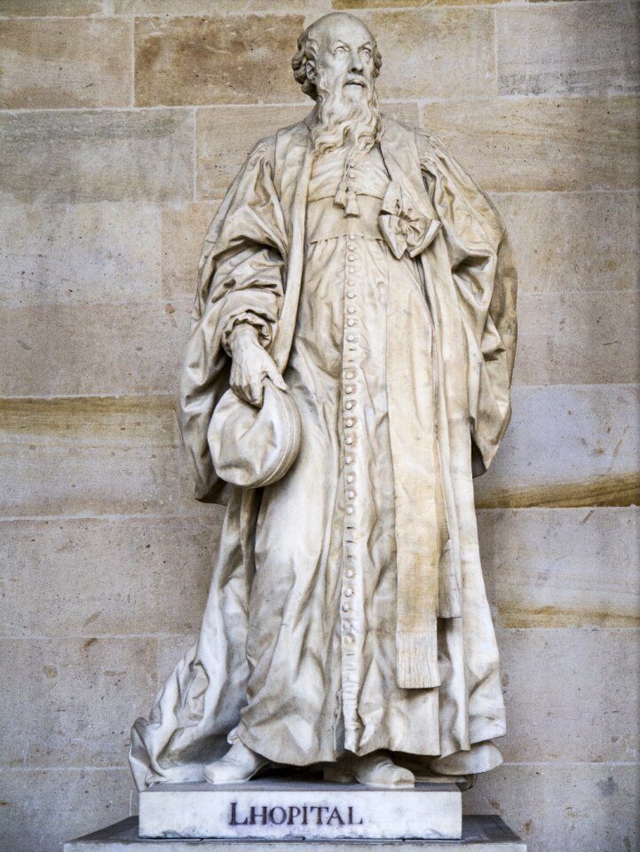 Castle statue lhopital