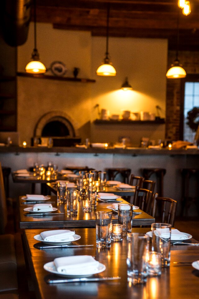 Indoor dinner