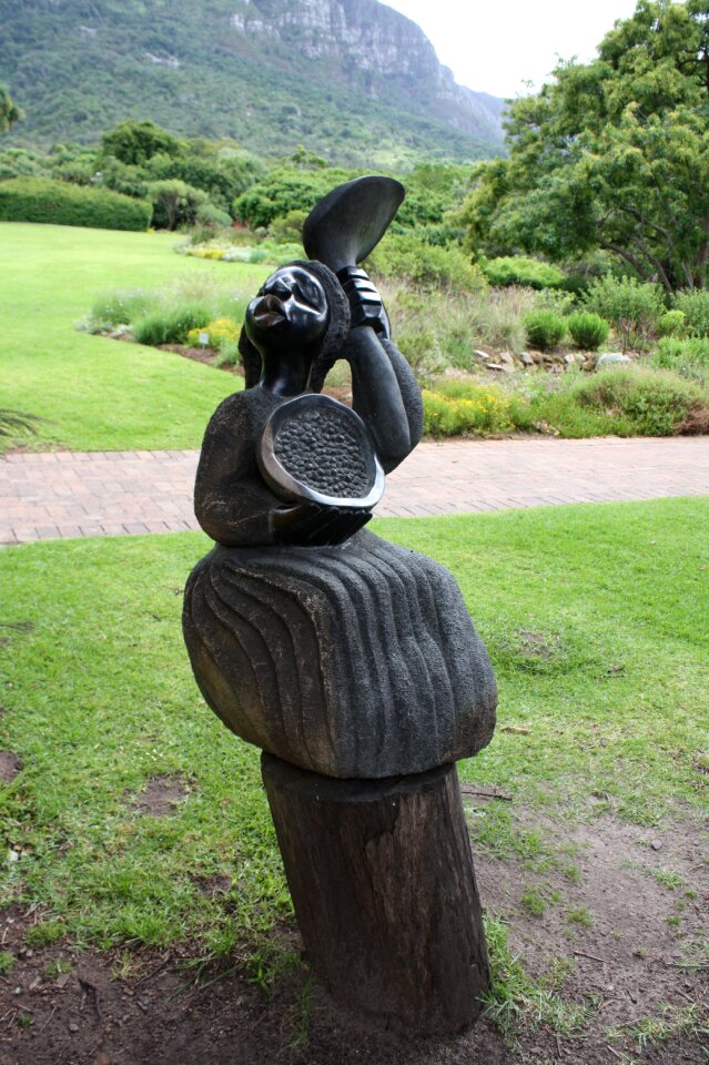 Botanical garden figure sculpture