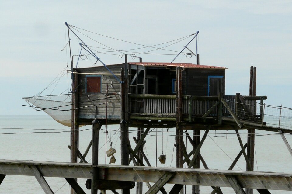 Fishing boardwalk stelzenbau