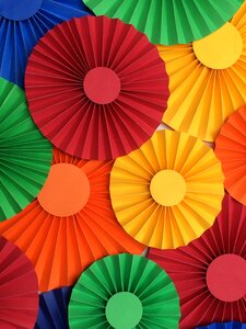 Paper decoration colorful asian style photo