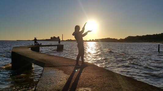 Sun spring sunset