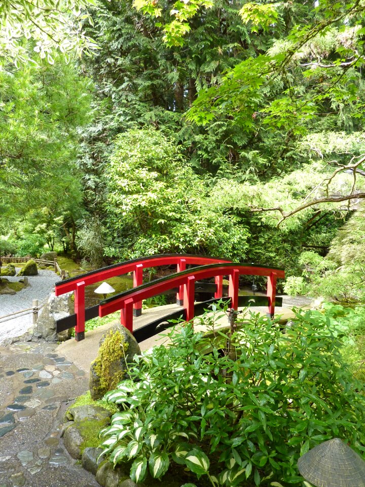 Japanese investment island red railing