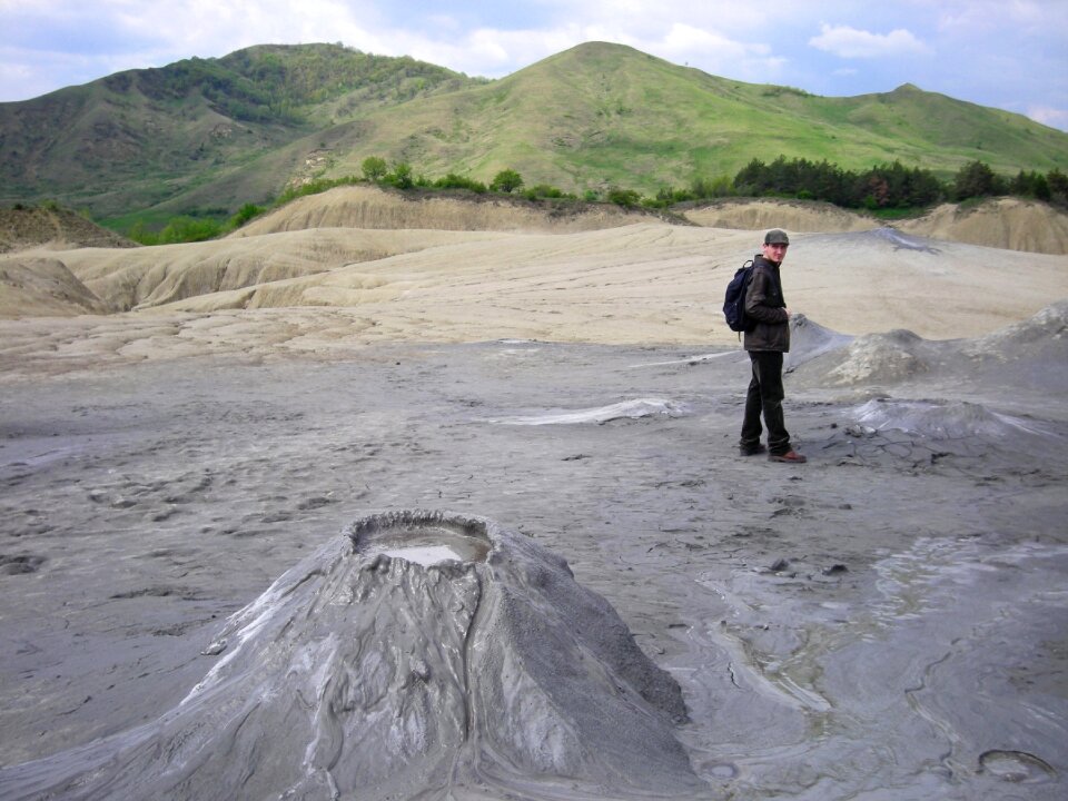 Wild nature mountain tourist
