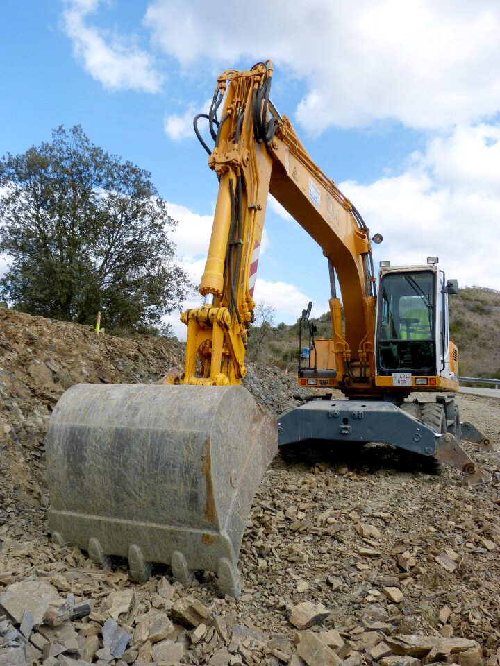 Construction road works