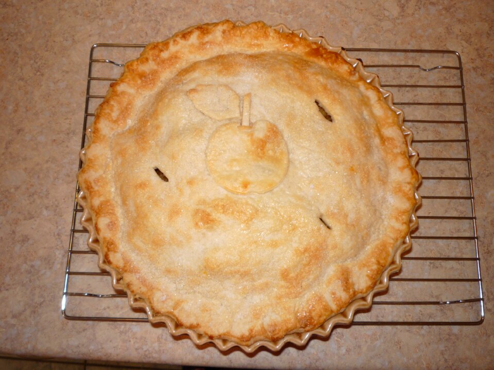 Pastry brown apple