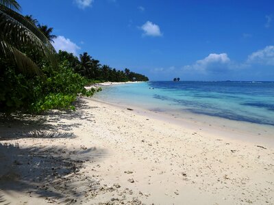 Indian ocean beach island