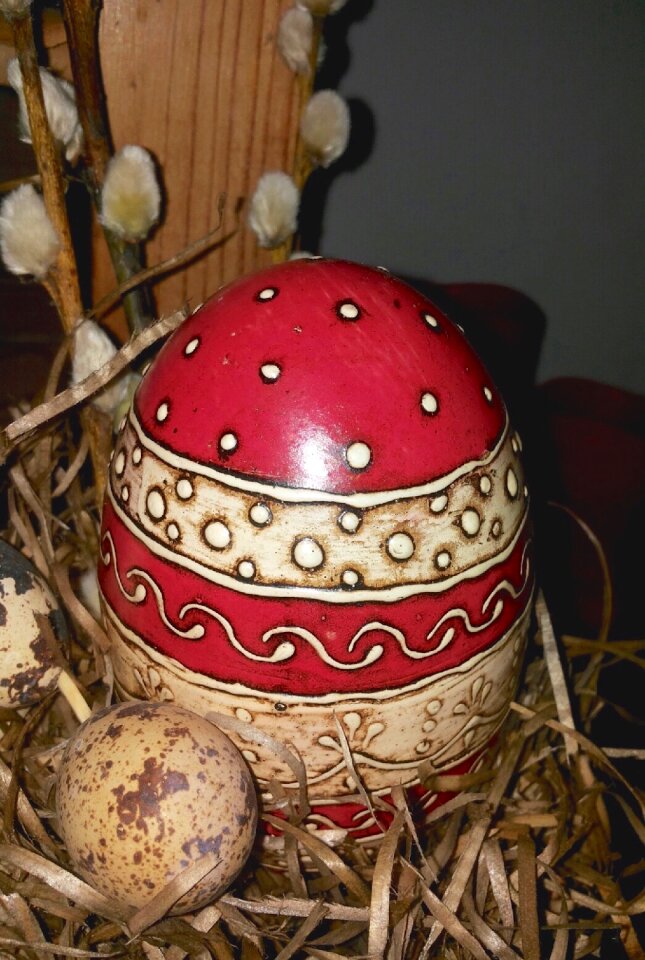 Easter theme happy easter egg