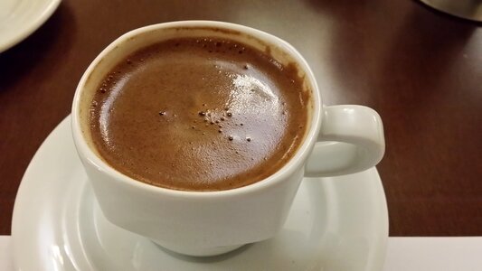 Cafe cup greek coffee photo