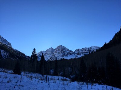 Colorado usa evening photo