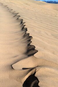 Dunes beach zig-zag photo