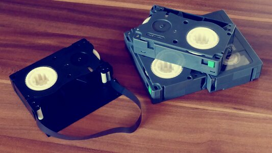 Old retro cassette photo