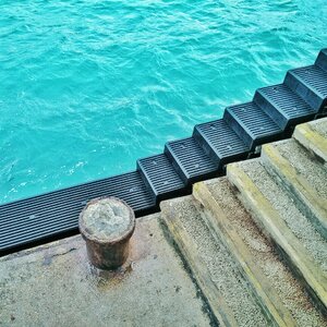 Hong kong pier sea