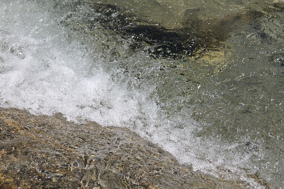 Bach river waterfall