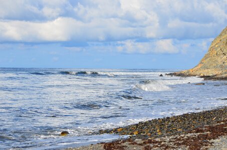 Beach seascape black sea