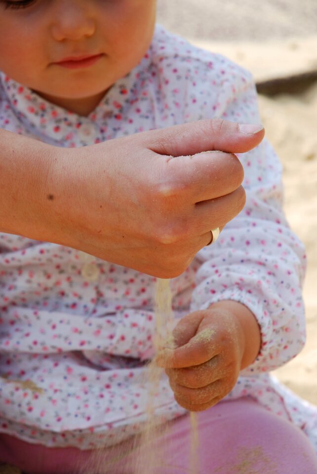 Beach summer child photo